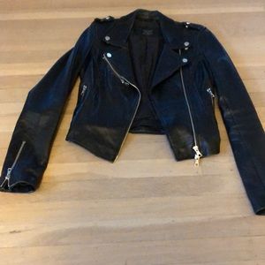 Super cute Zara leather jacket